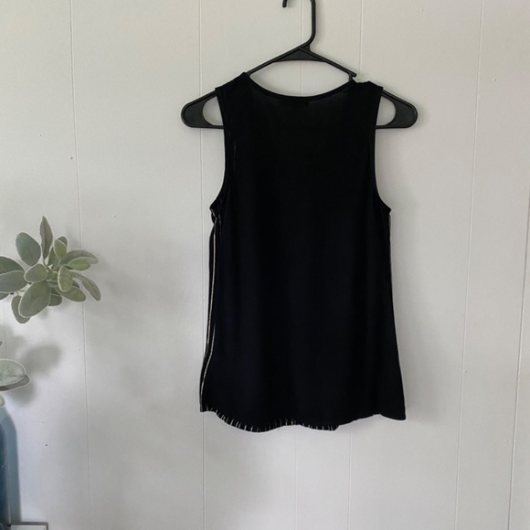 EXPRESS Portofino Metallic Striped Tank Top - Picture 2 of 3